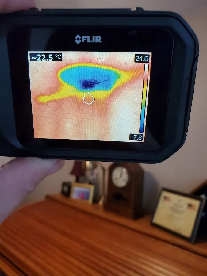 Thermal imaging inspection for water damage in North Middleton